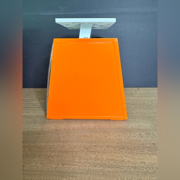 SOEHNLE Vintage Space Age Rare Orange Kitchen Scale Capacity 5 Kilo West Germany - Picture 8 of 11